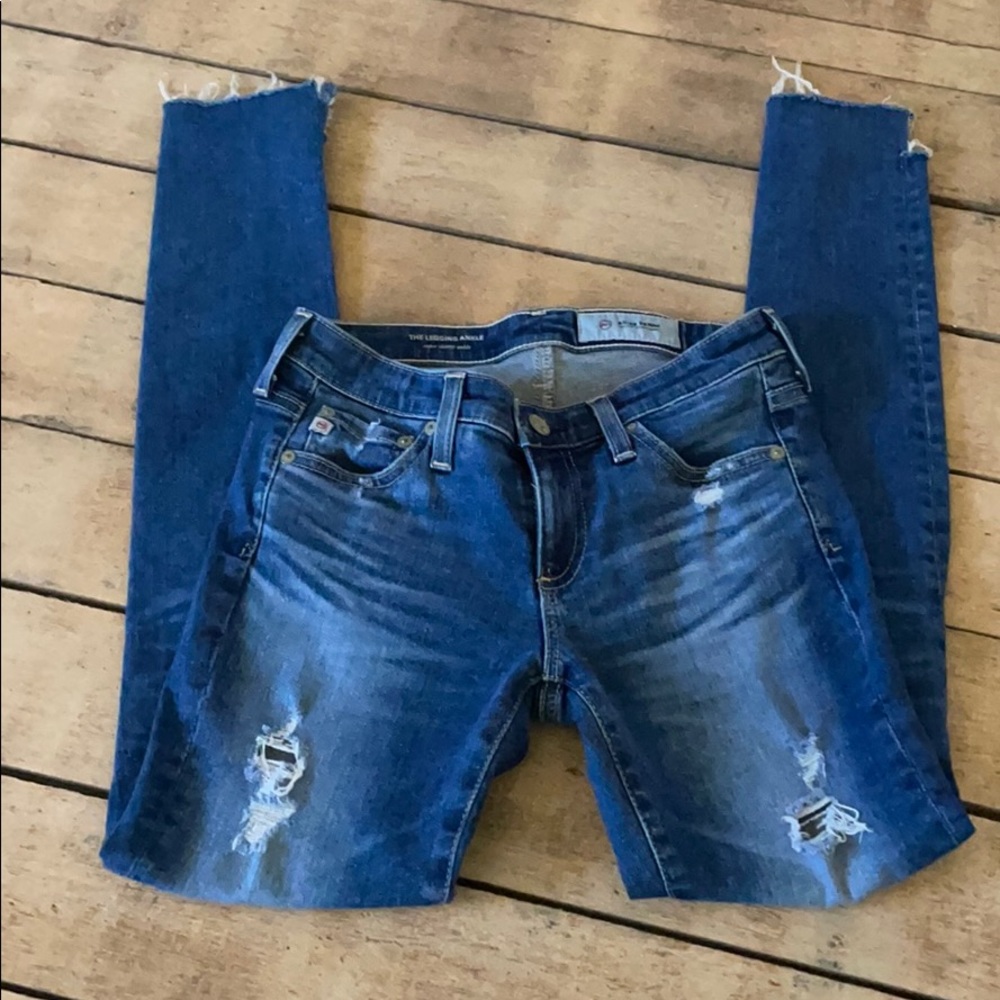 AG jeans. The legging super skinny ankle